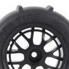 4 Pcs RC Beach Tires 1/14 1/16 1/18 Universal Rubber Plastic Good Grip Strong Cushioning RC Car Desert Wheels