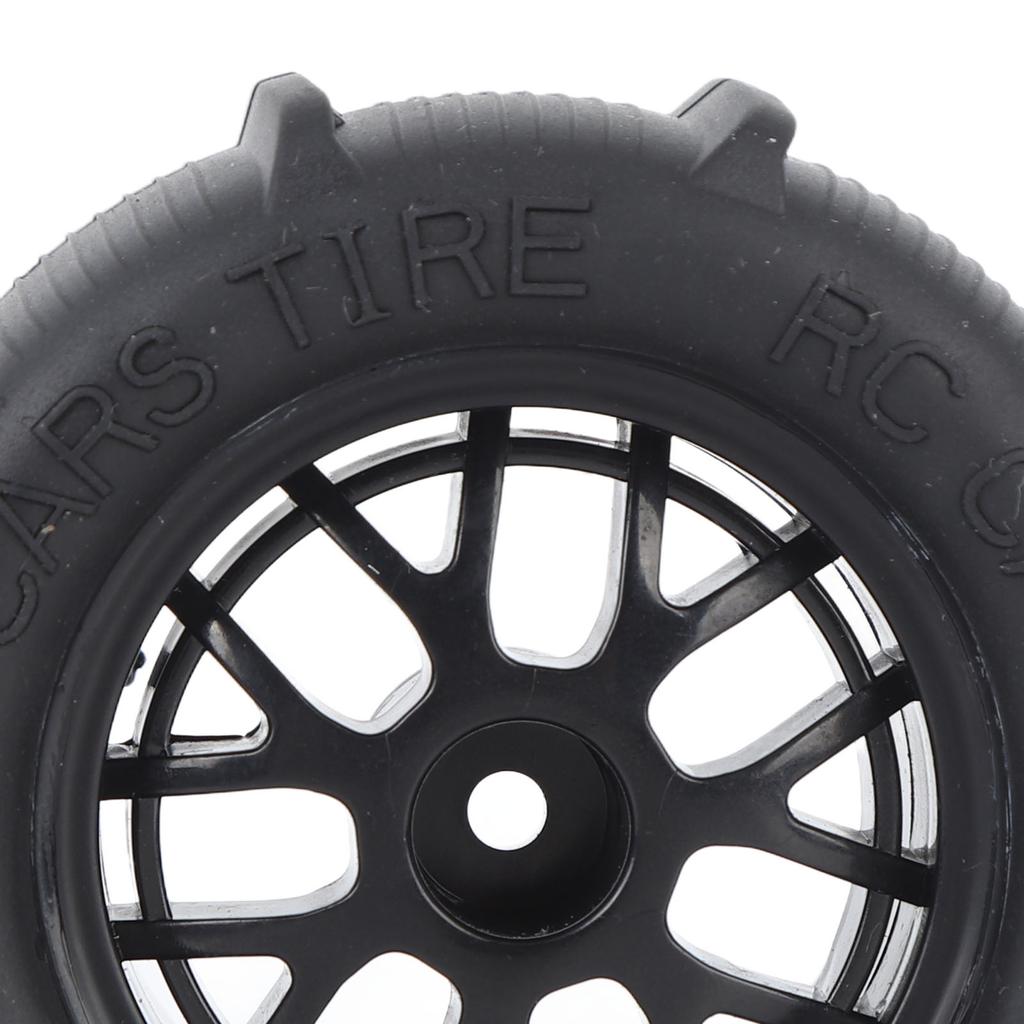 4 Pcs RC Beach Tires 1/14 1/16 1/18 Universal Rubber Plastic Good Grip Strong Cushioning RC Car Desert Wheels