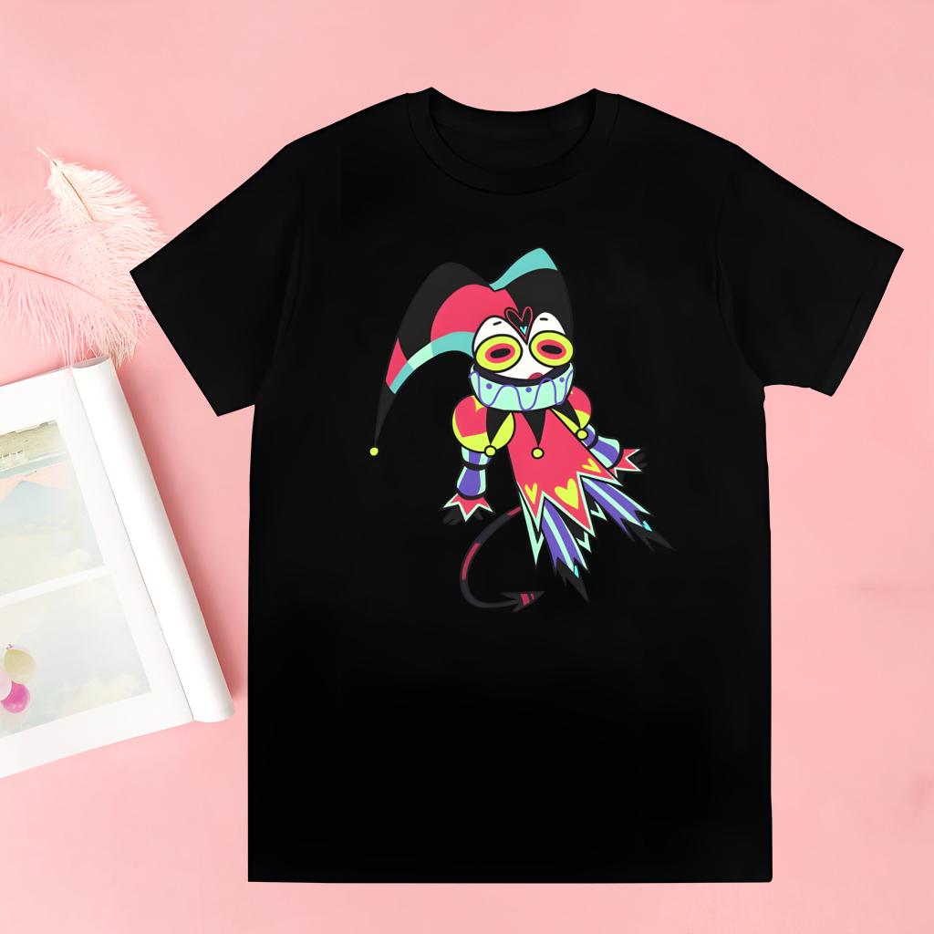 Cartoons Helluva Boss T-Shirt Men Unisex Anime Cartoon Design Men Tee Shirt Homme Summer Tops Short Sleeve Vintage Style