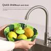 Household Food Grade Lazy Steamer Foldable Plastic Lotus Steamer Vegetable Steamer Basket Multi Color Available