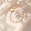 Elegant Irregular Natural Shell Bead Bracelets for Women Stainless Steel Handmade Adjustable Bracelet High Quality Fine Jewelry