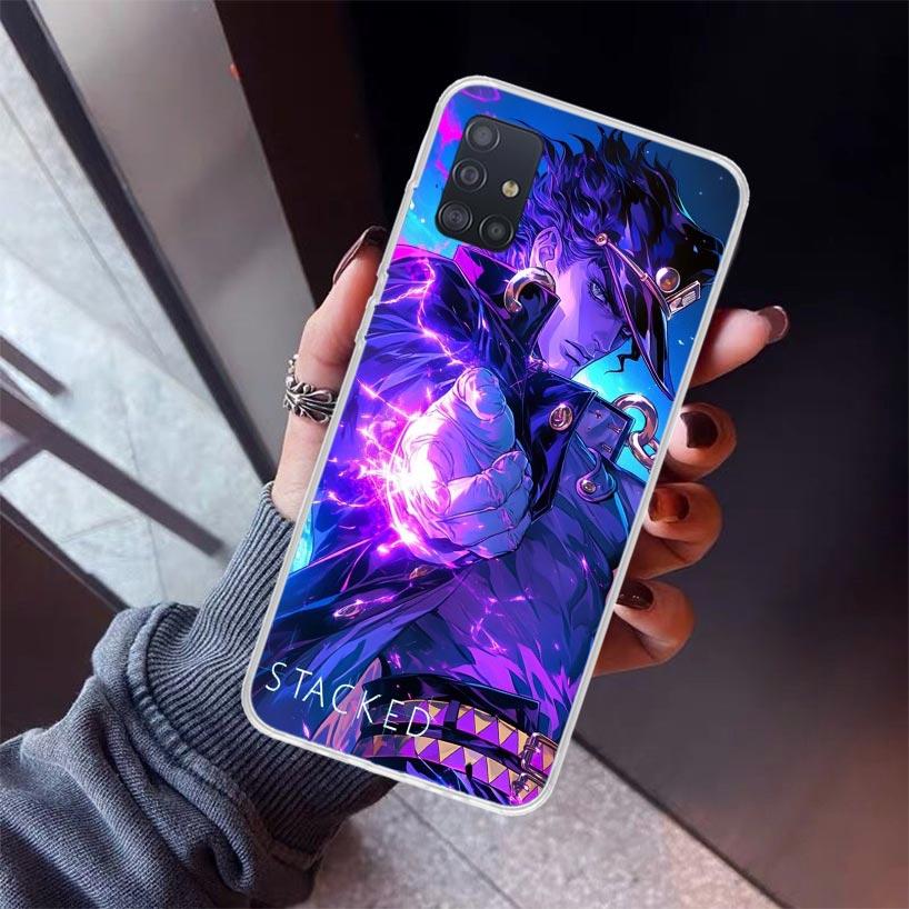 

JoJo s Bizarre Adventure Kujo Jotaro Phone Case For Samsung Galaxy A52 A51 A50S A32 A22 A12 A02S A72 A71 A31 A70 A30S Note 20 Ul Samsung Note 20Ultra