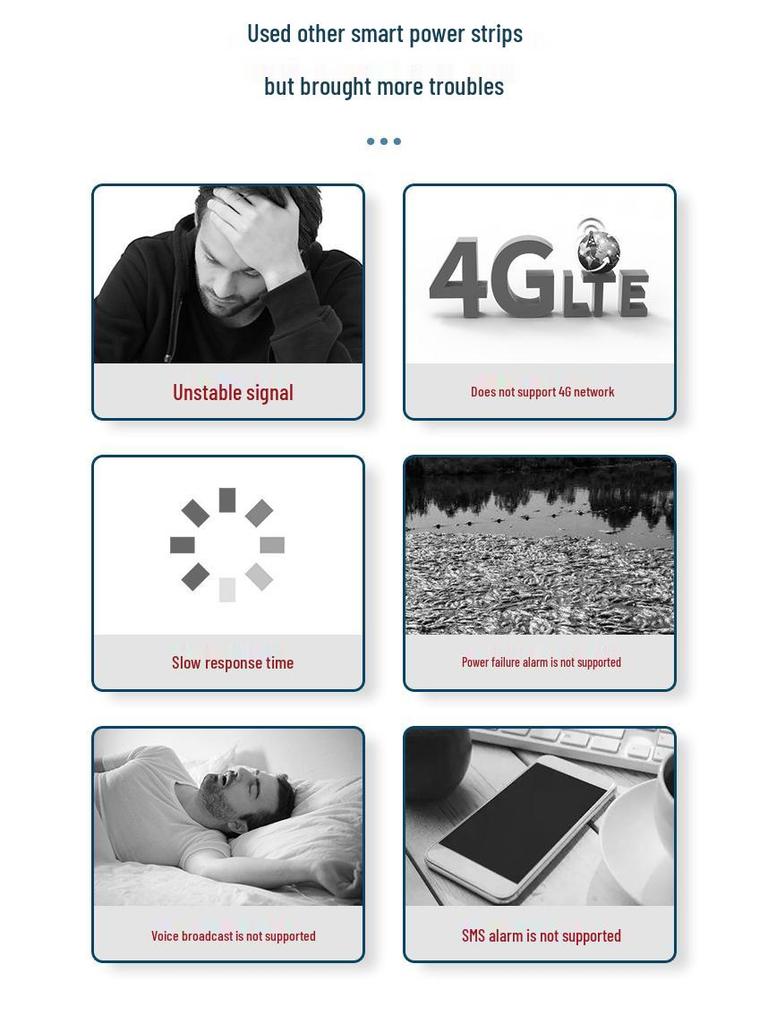 Smart 4G Socket for Water Pump & AC Control, 16A High-Power, Temperature API & App-Controlled