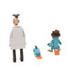 MOC Animation Perry the Platypus Model Building Blocks Phineas and Ferb Dr. Heinz Doofenshmirtz Cartoon Figure Bricks Toy Gift