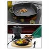 BLACK CAST IRON SERVING DISH