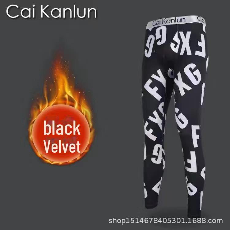 Men's Slim Fit Warm Trousers for Autumn and Winter