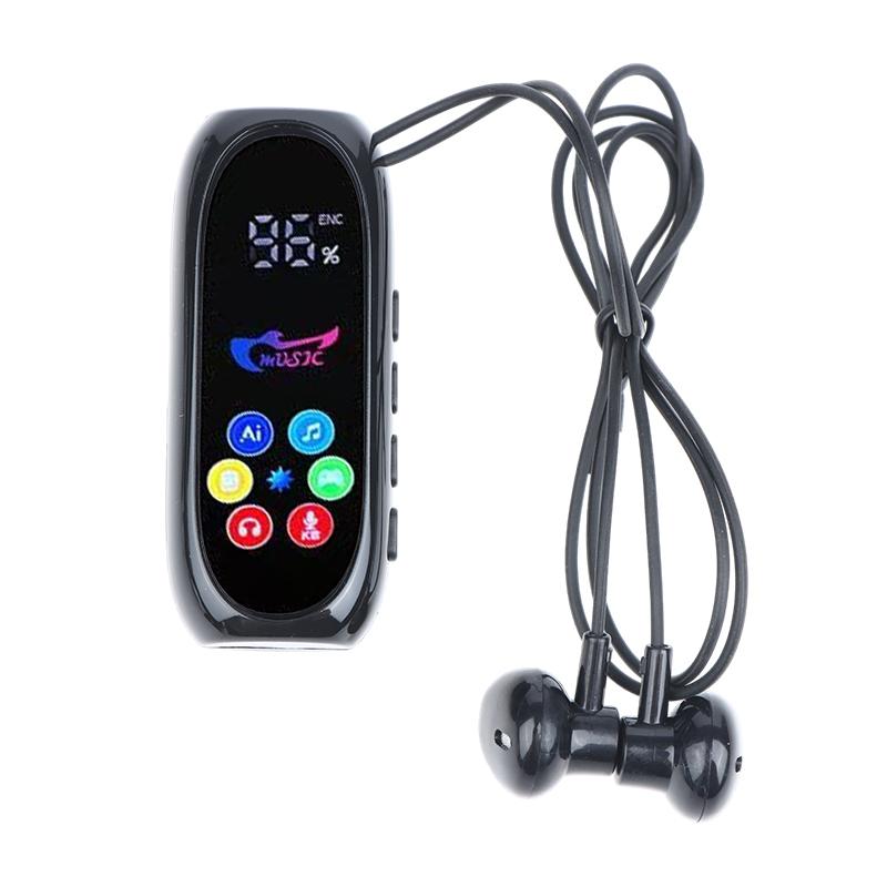 Portable Lavalier Headphones Bluetooth Earbuds Surround Sound Headsets Noise Reduction Earphones Handsfree In Hd Mic