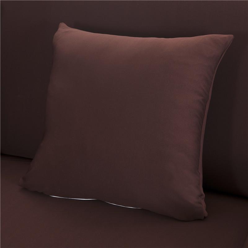 45x45cm Solid Color Elastic Pillow Case Cushion Cover Home Use Decoration Accessories Durable Durable Useful Useful