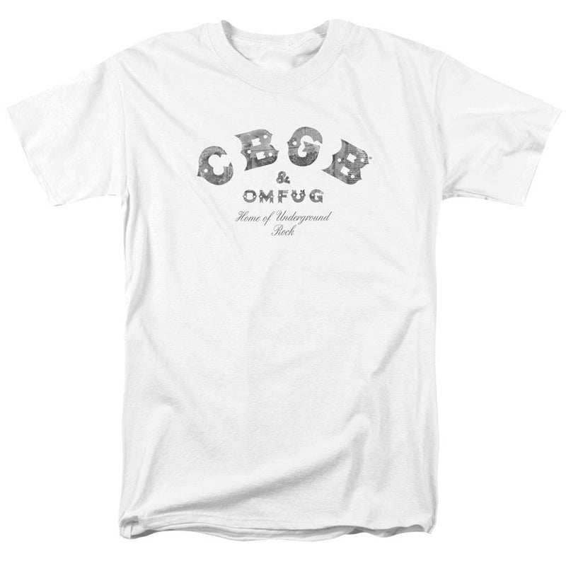 CBGB Band OMFUG Skull NYC Men s T-Shirt - Punk Rock Retro Short-Sleeved T-shirt S
