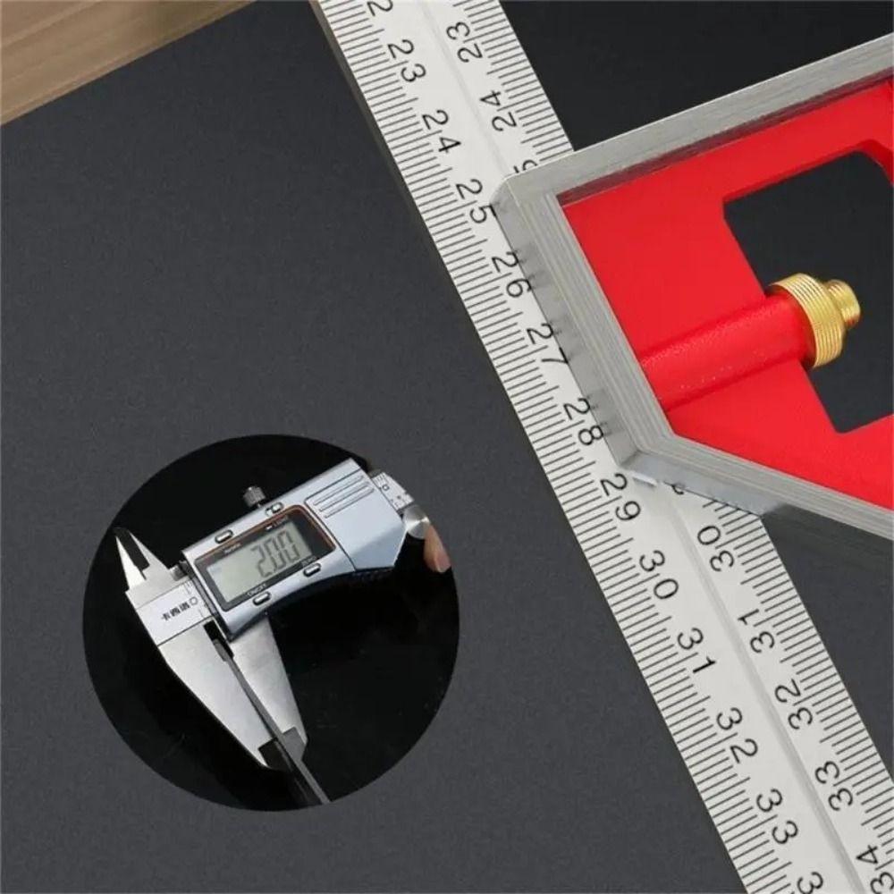 45° and 90° Angle Square Angle Ruler Adjustable Angle Protractor Tools Set Measuring Tool