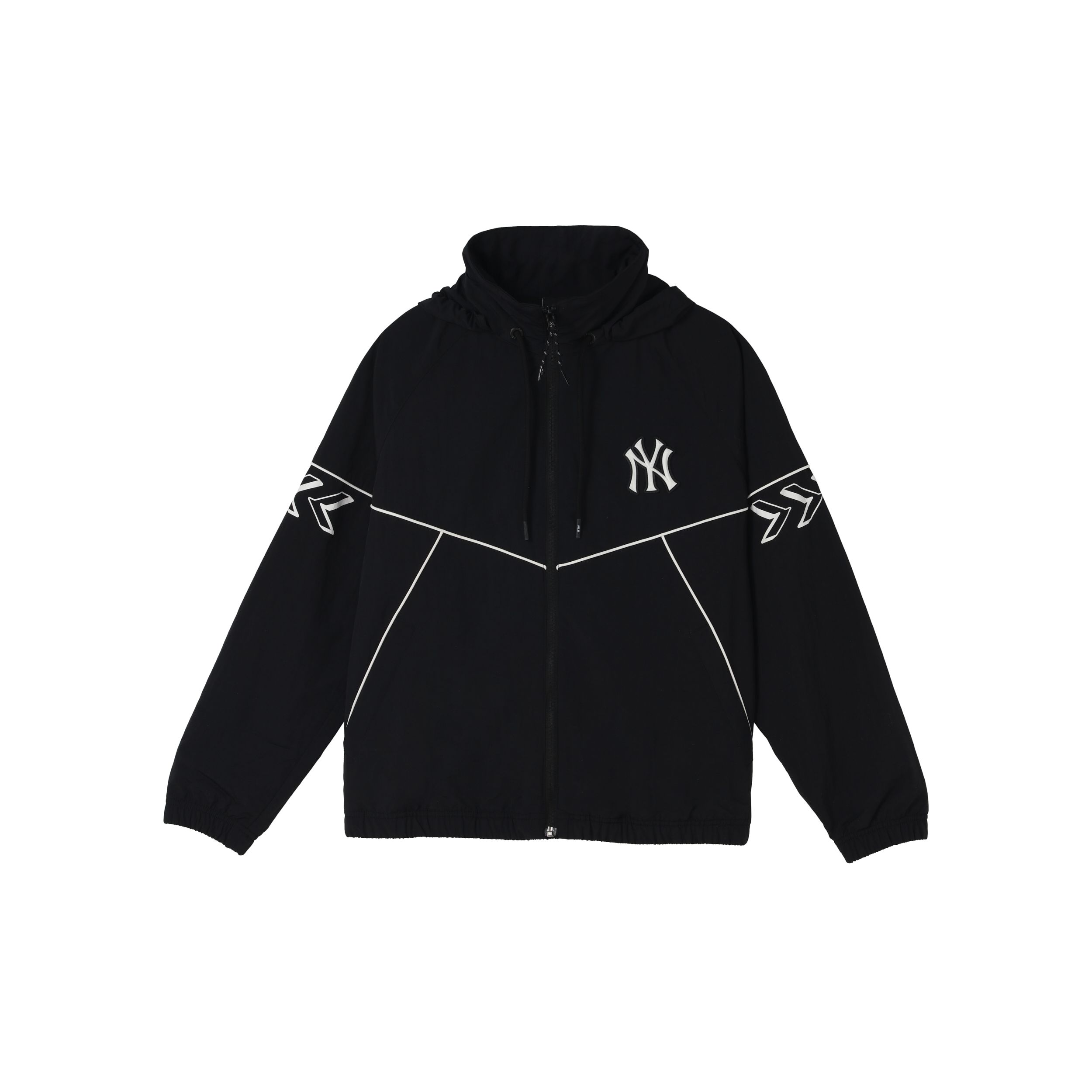 Veste à capuche zippée MLB New York Yankees Veste unisexe Noir 3AWJS0114-50BKS M gray