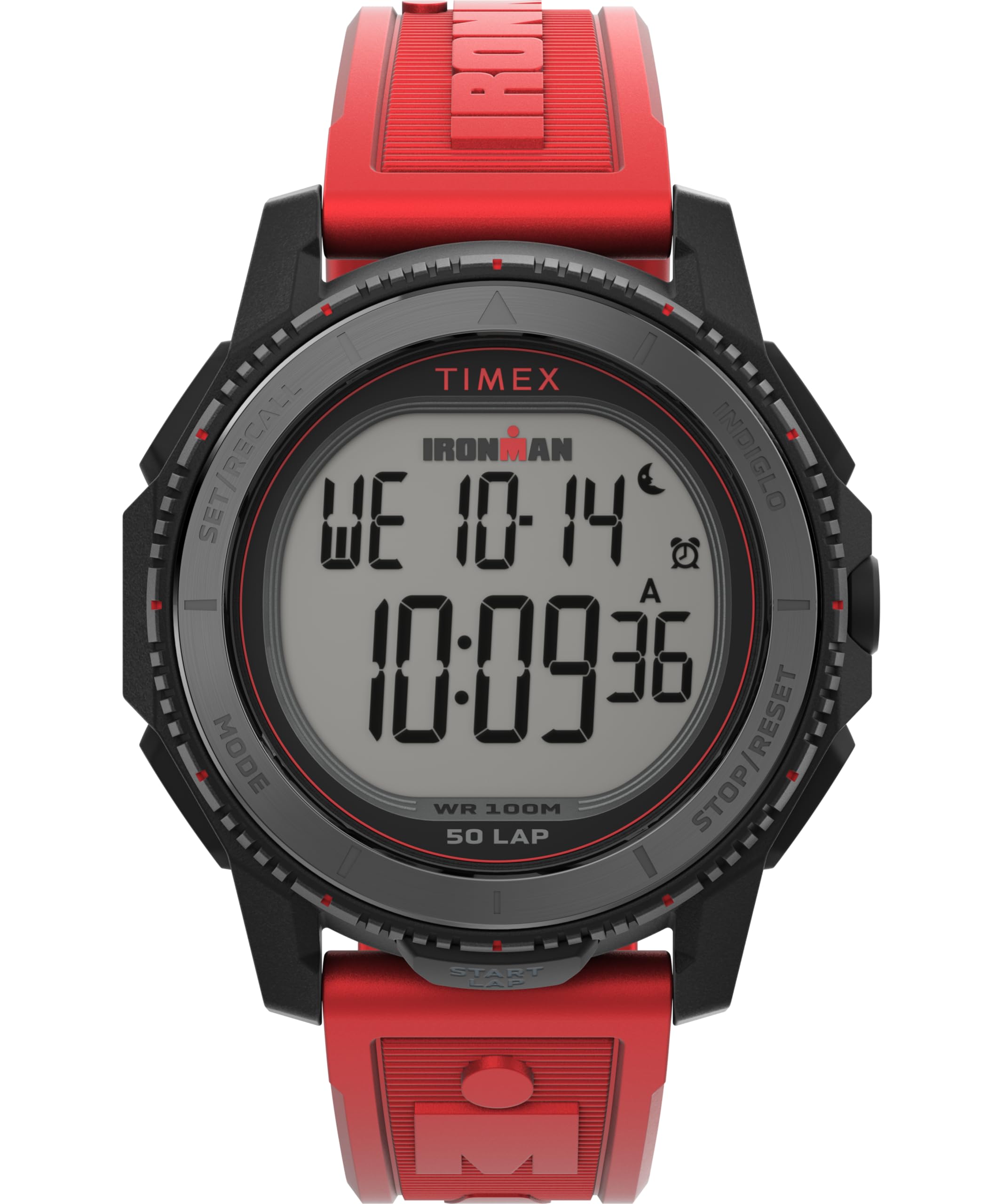 Ironman Watch Quartz 5 ATM Water Resistant Plastic Black Dial TW5M57900 Unisex [TIMEX] [Authentic] чёрный