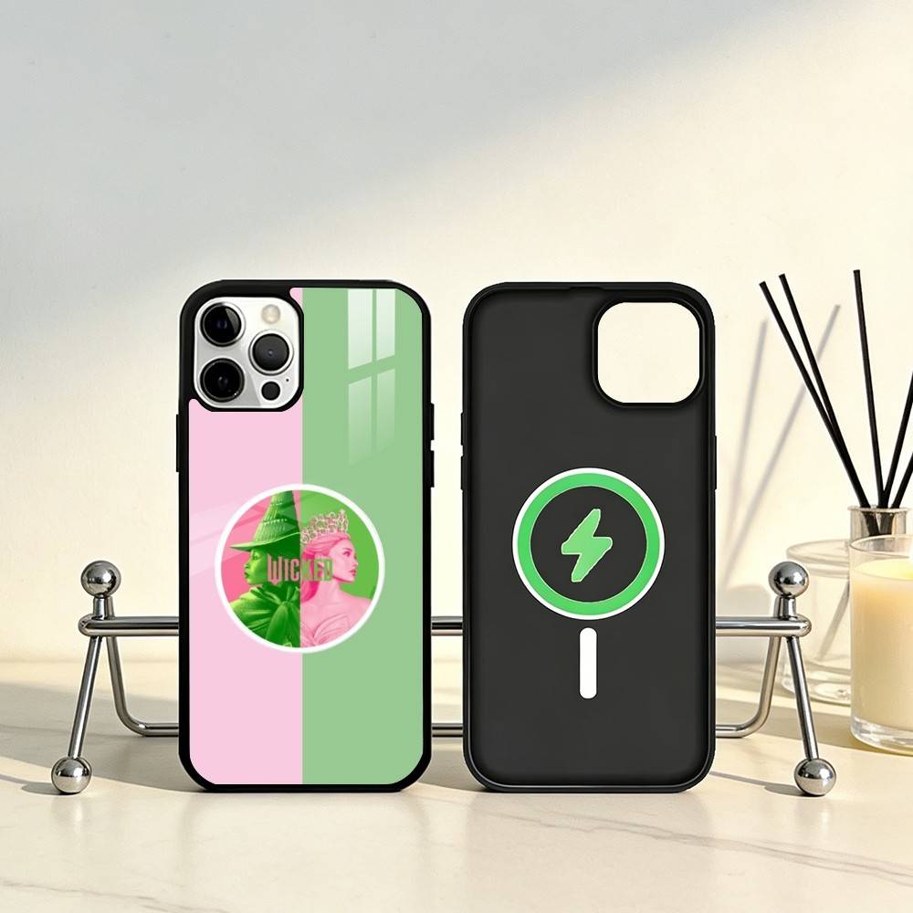 W-Wicked Musical Phone Case For iPhone17,16,15,14,13,12,11 Plus,Pro Max Magnetic For Magsafe Wireless Charging