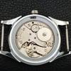 HAND-WINDING SWISS MENS VINTAGE REFURBISHED BLUE COLOR DIAL WATCH a700967-5 R205a-a700967