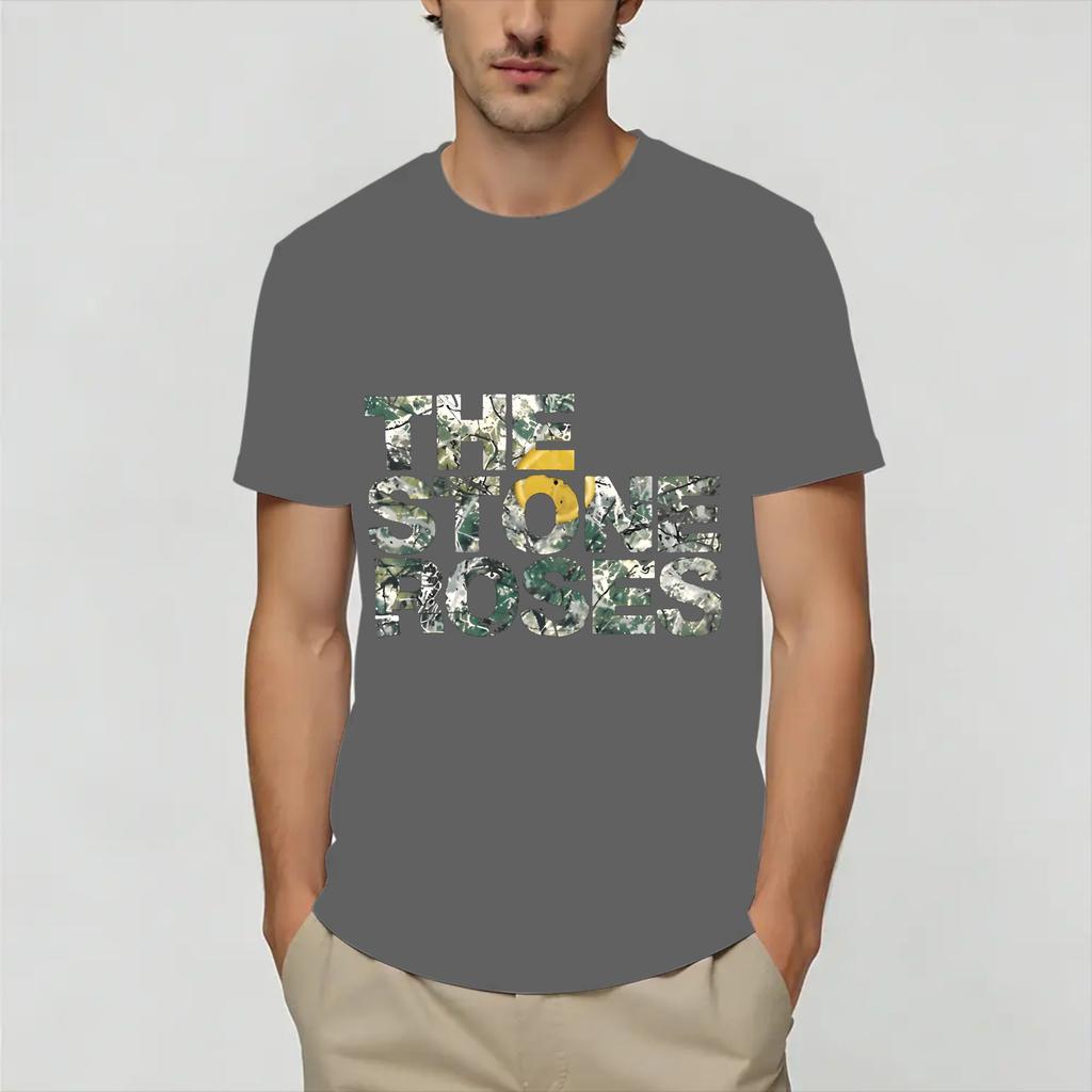 The Stone Roses T Shirt Summer Harajuku TShirts Unisex Cotton Crew Neck Oversized Tees Short Sleeve Vintage Tshirt