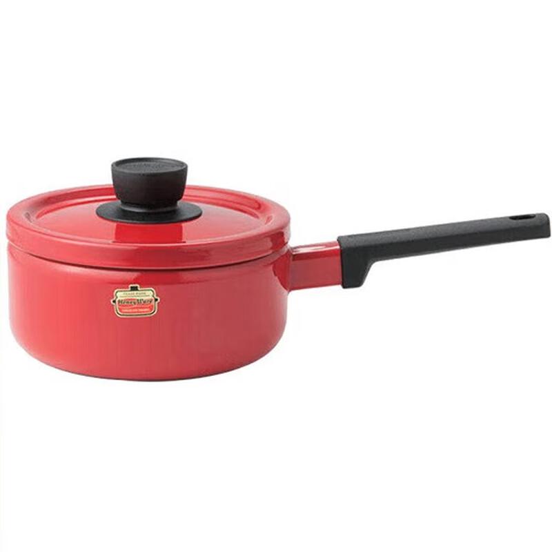 FUJIHORO Japanese Enamel Single-Handle Soup Pot