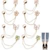 8Pack Magnetic Clothing Clips - Dress Sleeve Clips,Strong Hem Holder for Shortening and Decoration, for Women Girls