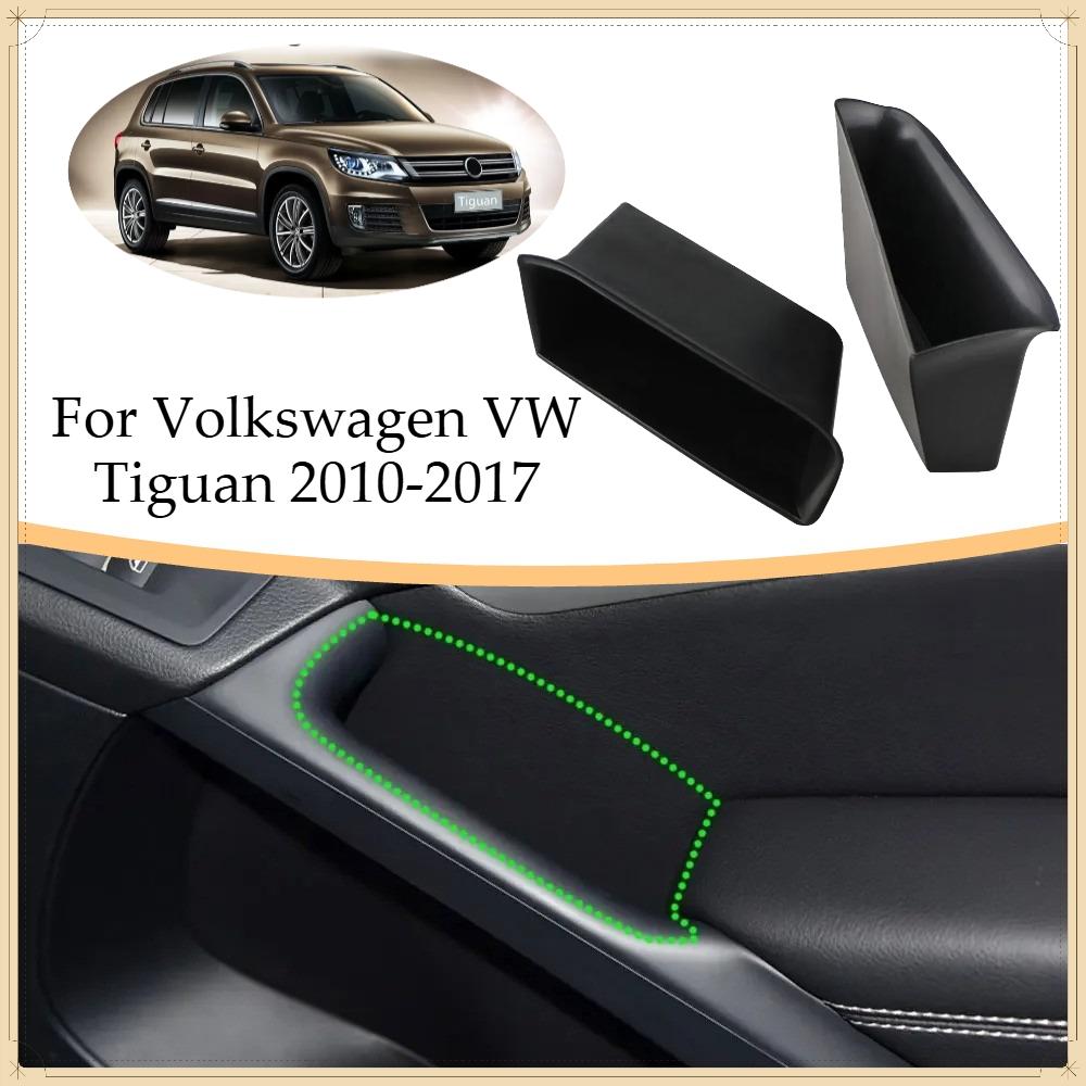For Volkswagen VW Tiguan 2010-2017 Car Inner Door Storage Box Door Armrest Stowing Case Box Tray Container Organizer Accessories