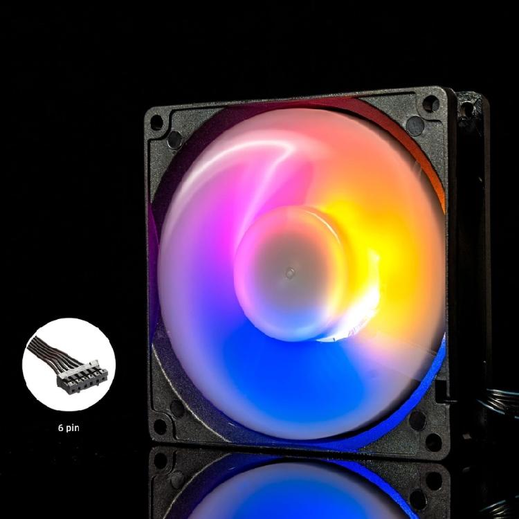 PC Computer Chassis Cooling Fan Low Noise Energy ARGB 5V 3Pin For PC Gaming Console Cooling Fan Heat Dissipation