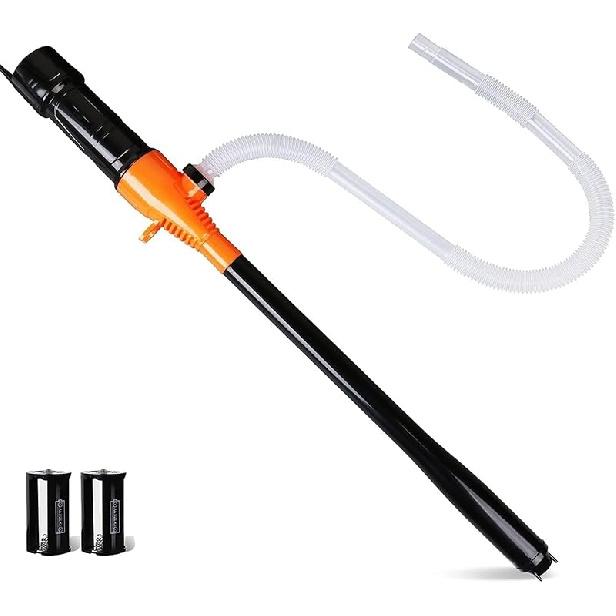 

HORUSDY Батарейный Портативный На Батарейках Газовый и Водяной Насос, Питаемый Насос для Перекачки Топлива, 2.2 галлона в минуту Бензиновый и Жидкостный Сифонный Насос, Автоматический Газовый Насос Для