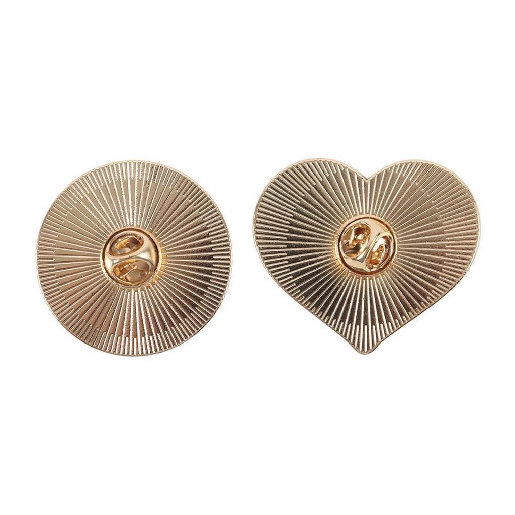 Something Different Burning Heart & Sad Flower Badge (Pack of 2)
