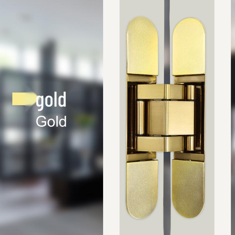 3D Adjustable Silent H-Type Invisible Folding Door Hinge