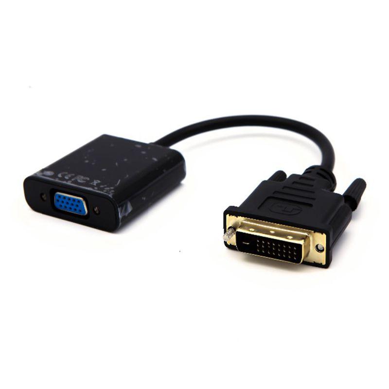 Buy DVI to VGA Adapter Cable DVID to VGA Cable 24+1 25 Pin DVI Male to 15Pin VGA Female Video