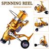 SOUGAYILANG Carp Fishing Reel 4.9:1/5.2:1 Gear Ratio Fishing Reel Spinning Fishing Wheel Fishing Tackle