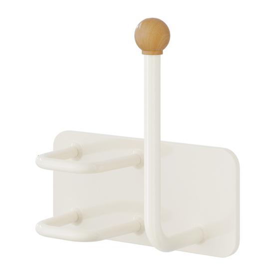 Držák na gumičky do vlasů, hřebenový držák, litinový, nerezavějící, vodotěsný, vertikální design, stojan pro uložení hřebenů a gumiček do vlasů, vlasové doplňky