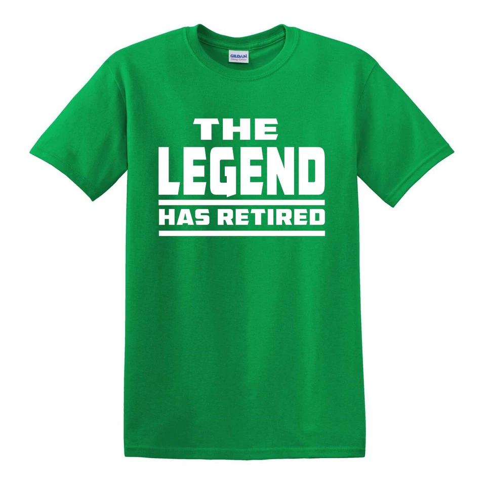 THE LEGEND HAS RETIRED T SHIRT Funny Retirement Gift for Dad Grandad T-shirt Top 3 S