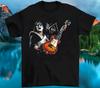 Ace Frehley Music Star Heavy Cotton Black Full Size Unisex Tee Shirt