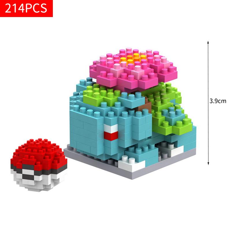 Pokemon Toy Lega Building Blocks Pokémon Action Cartoon Character Pikachu Assembled Model Building Block For Boys Birthday Gifts