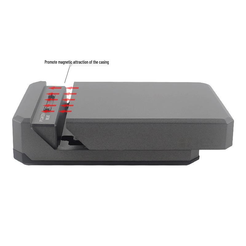 Raspberry Pi 4B Aluminum Alloy Magnetic Slider Case