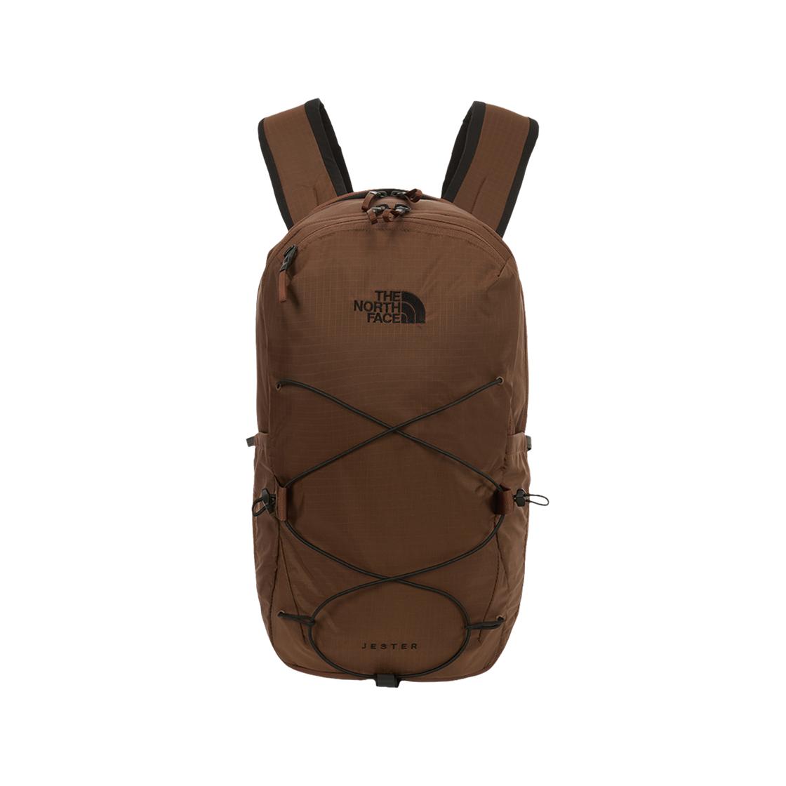 The North Face Jester 20L Letter Pattern Embroidered Outdoor Bag Women bags Brown NM2DR60B Brown