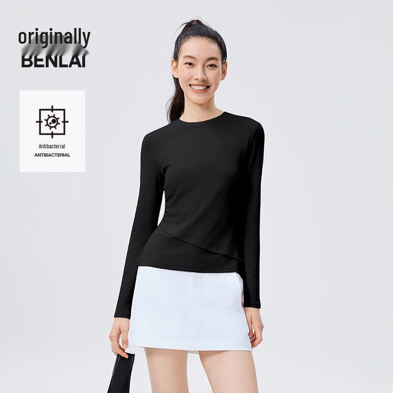 Benlai Women's Antibacterial Slim-Fit Long-Sleeve T-Shirt