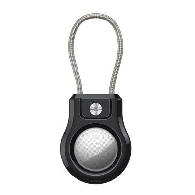 For Apple AirTag Protective Case Smart Tracker Waterproof Cover with Stainless Steel Wire Strap/Screws/Tool