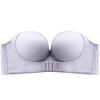 Strapless Front Buckle Bra Invisible Non-slip Girls Small Chest Thick Cup Bra Push Up Adjustable Underwear Bra