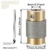 Glass Grinder Bits Diamond Grinder Bit Head Tools  Multi-size 1 Inch, 3/4 Inch, 1/4 Inch Frosted Stone Grinder Bit for Stained G
