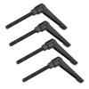 4PCS Metal Machine Knobs Adjustable Fixing Handle M8 Male Thread (80mm)