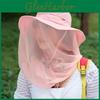 Sun Net Hat Head Mosquito Protection Bucket Hat With Hidden Net Mesh Foldable Fly Protection Netting Hat For Outdoor Fishing Hiking