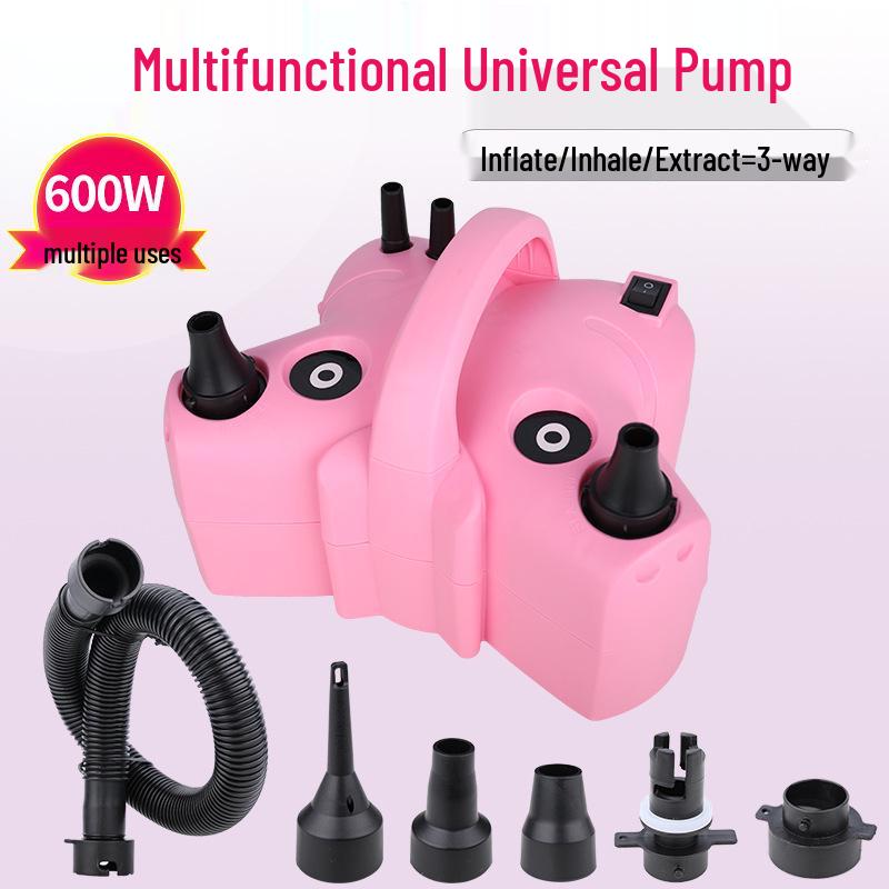 Multi-Functional Dual-Nozzle Electric Balloon Inflator & Deflator