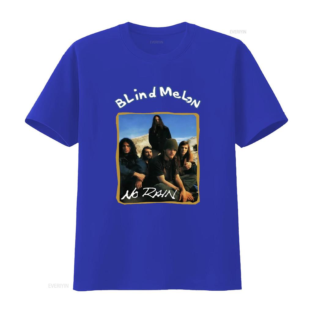 T-shirt in cotone Blind Melon No Rain Stampa band musicale per uomo vintage Lavata moda Unisex abbigliamento designer homme Alla moda