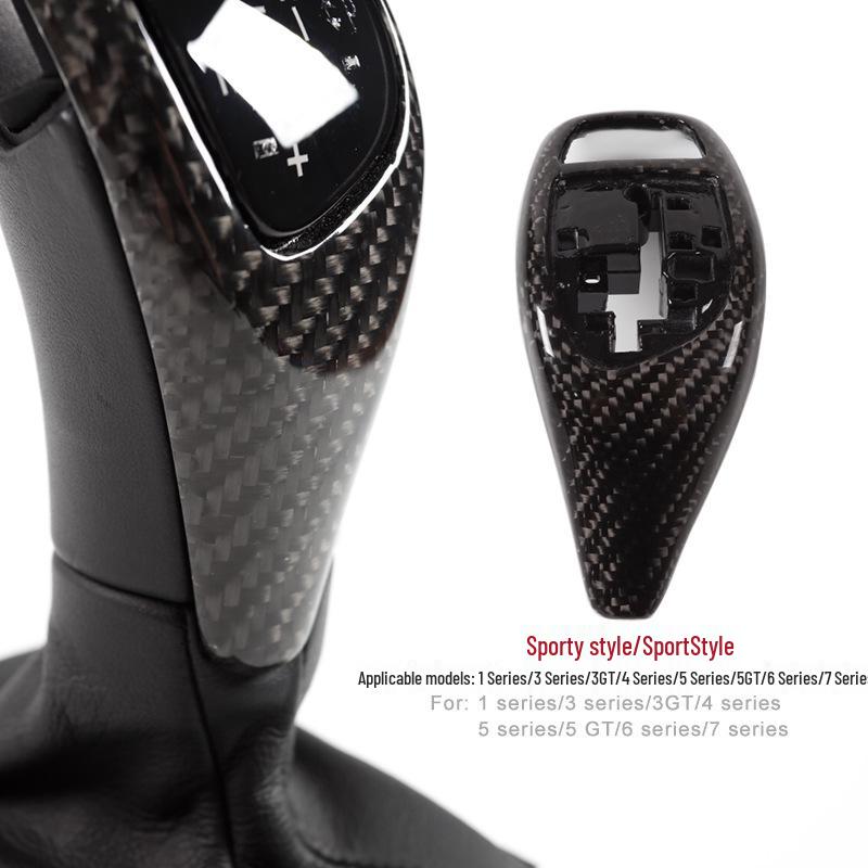 Carbon Fiber Gear Lever Head for BMW F10 F30 F31 F02 Sport Models