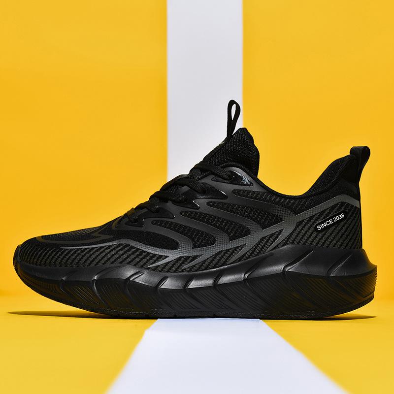 Outdoor Ultra-light Professional Shock-absorbing Running Shoes Men's Non-slip 2025 New Lightweight Soft-soled Casual Shoes Men's Wear-resistant