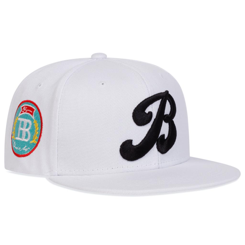 Unisex Fashion B Letter Embroidery Hip-hop Hats SpringAutumn Outdoor Adjustable Casual Baseball CapsSunscreen Hat Trucker Hat