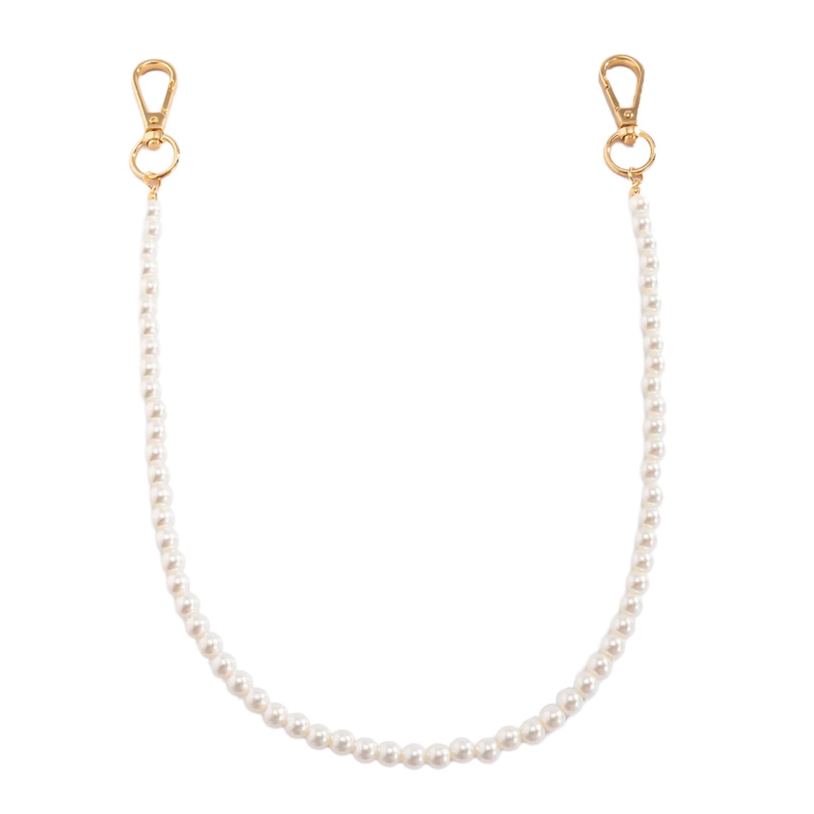 

Модный аксессуар для брюк Простая цепочка на талию из искусственного жемчуга Персонализированное украшение Подходит для различных случаев 1