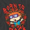 Rugrats Unisex Adult Chucky Was Born To Rock T-Shirt