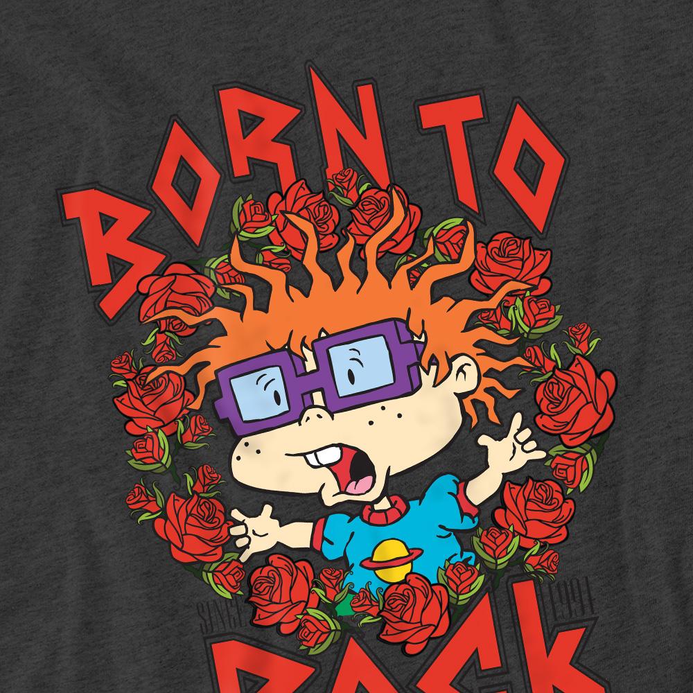 Rugrats Unisex Adult Chucky Was Born To Rock T-Shirt