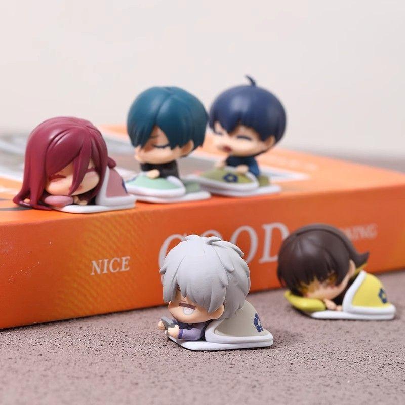 Blue Lock Sleep Style Isagi Yoichi Bachira Meguru Chigiri Hyma,Itoshi Rin and Nagi Seishiro Figure Ornament Gift