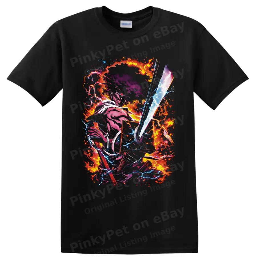 Mononoke Medicine Seller Anime T Shirt w Spirit Sword Fire Art Graphic Print Tee